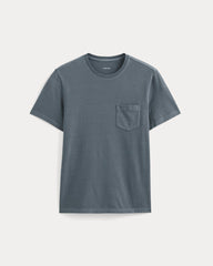 The Essential Organic Garment-Dyed Crew | Navy