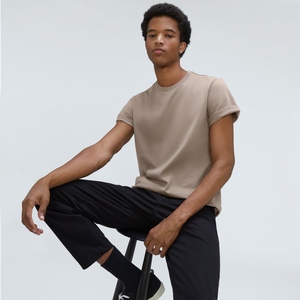 The Premium-Weight Crew | Uniform | Taupe Grey