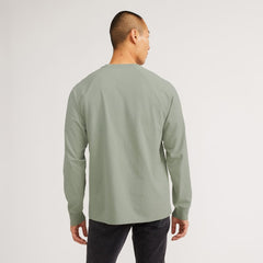 The Premium-Weight Long-Sleeve Crew | Uniform | Seagrass