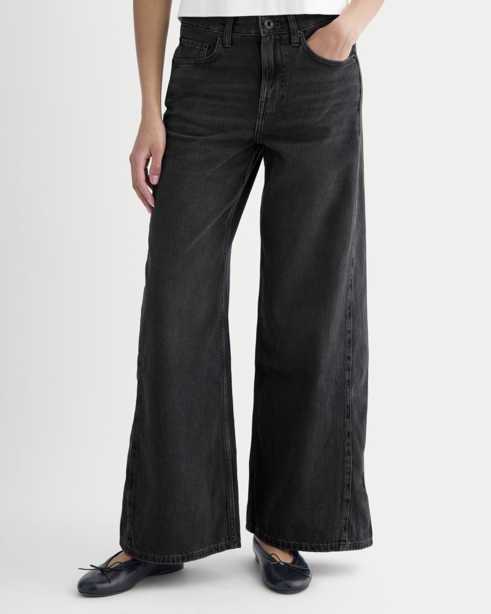 Paneled Wide-Leg Jean | Twilight