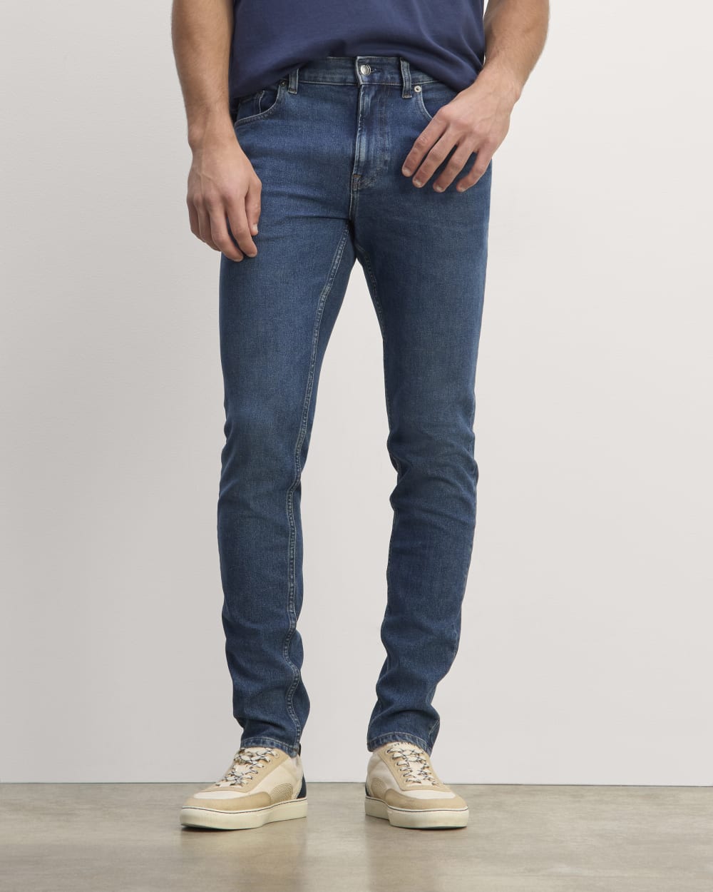 The Skinny 4-Way Stretch Organic Jean | Uniform | Medium Indigo