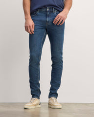 The Skinny 4-Way Stretch Organic Jean | Uniform | Medium Indigo