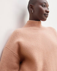 The Cloud Oversized Turtleneck | Blush Pink