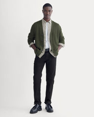 The Classic Cardigan in Everyday Cotton | Dark Green
