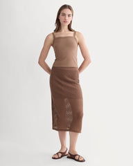 The Essential Square-Neck Tank | Mocha