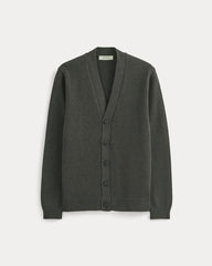 The Classic Cardigan in Everyday Cotton | Heathered Soot