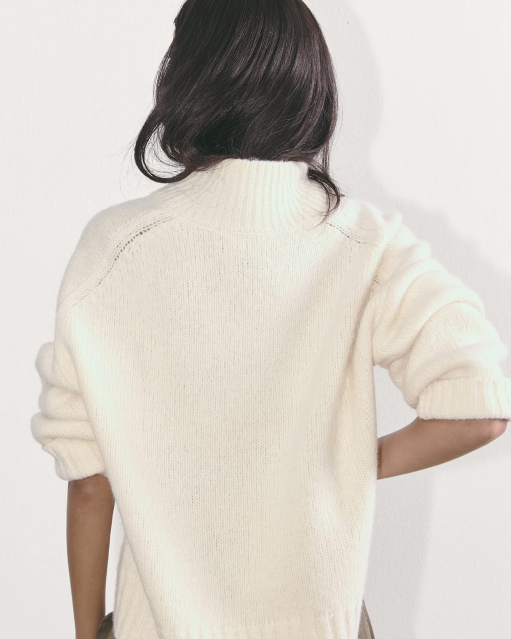 The Cloud Oversized Turtleneck | Bone