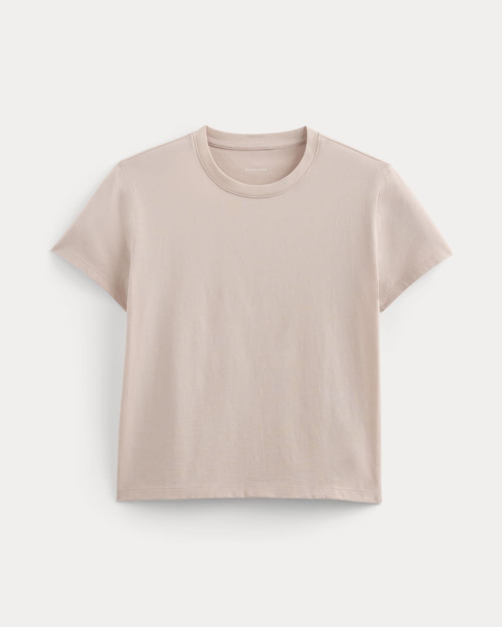 The Box-Cut Tee in Essential Cotton | Soft Rose | No Pocket