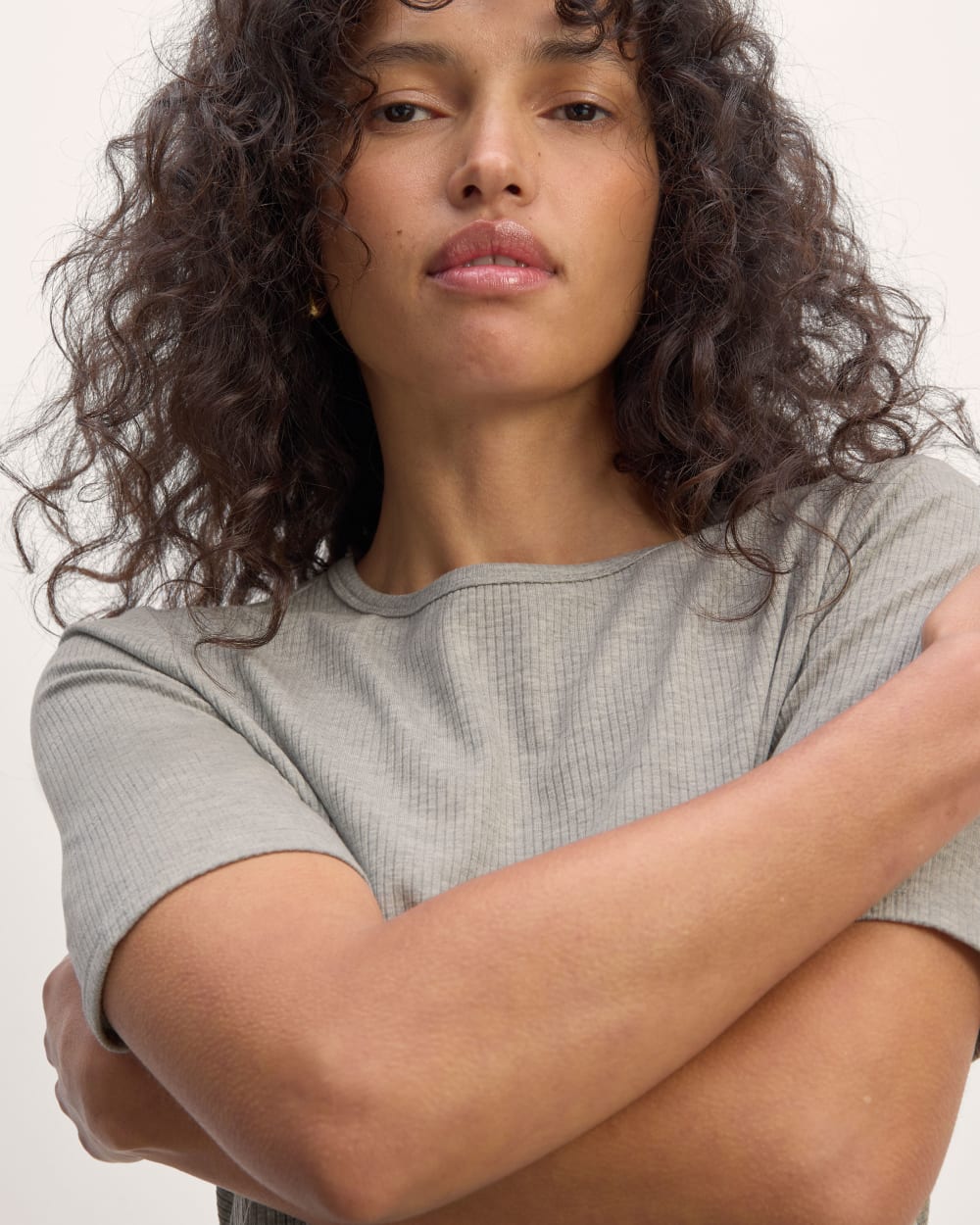 The Shimmy Tee | Heathered Grey