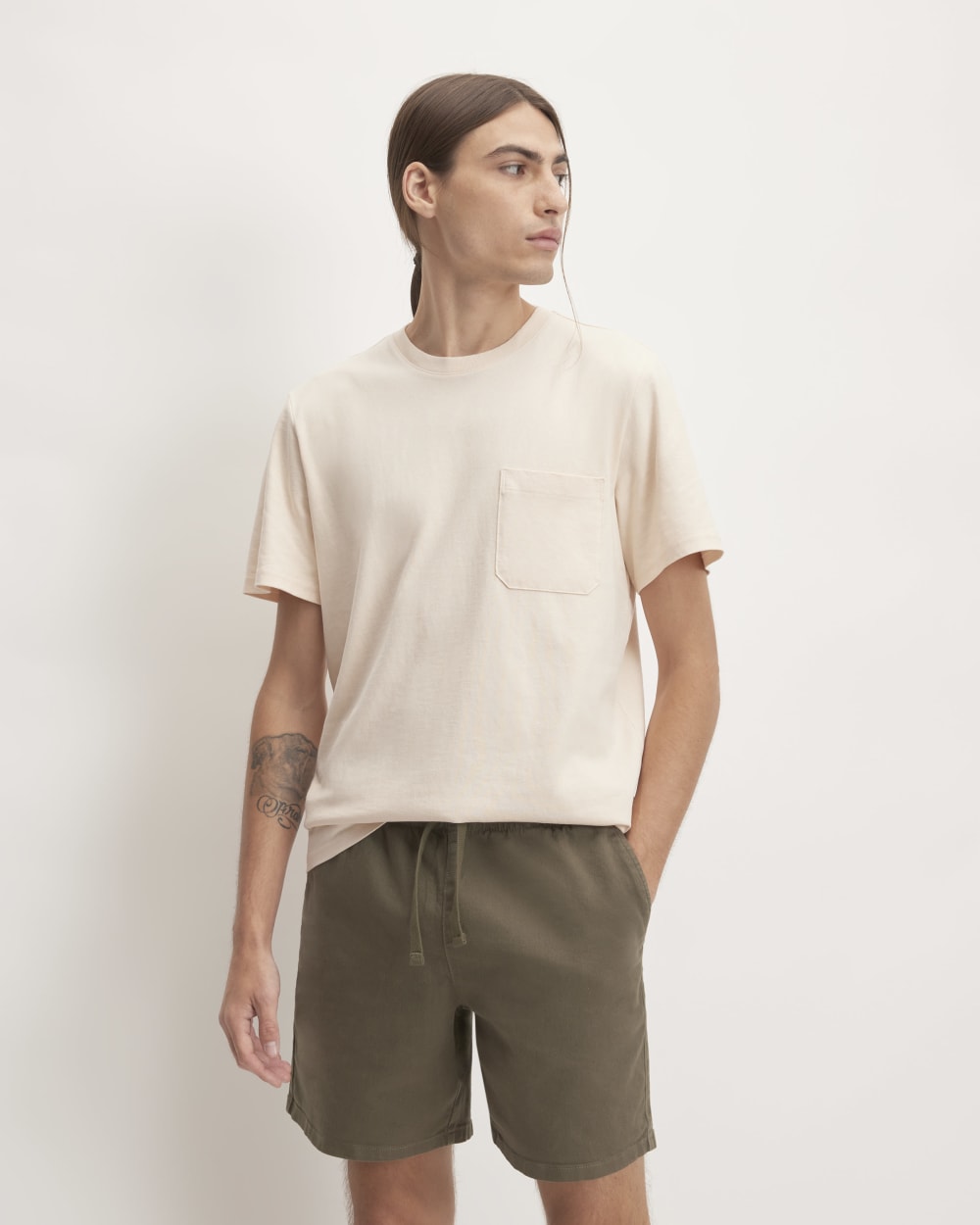 The Premium-Weight Pocket Tee | Uniform | Whisper Pink