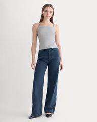 The Essential Square-Neck Tank | Heathered Grey