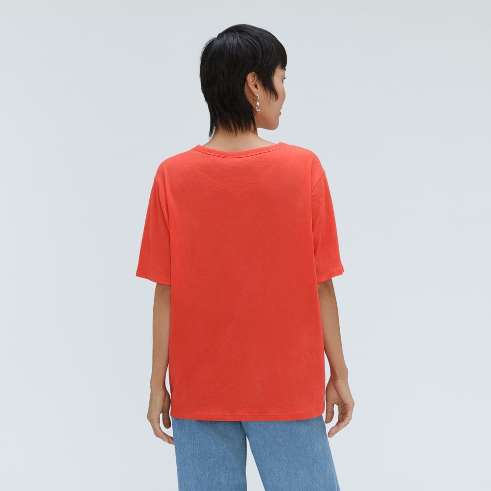 The Air Tee | Red Orange