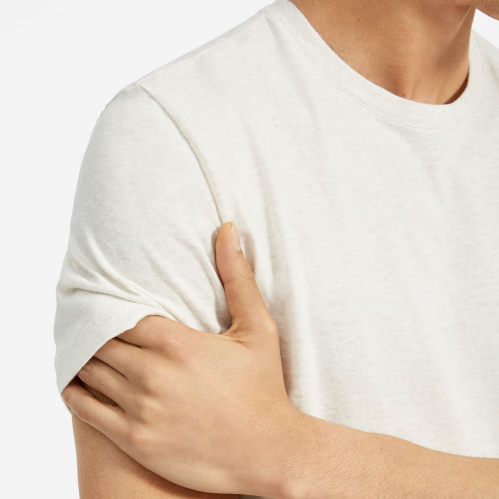 The Organic Cotton Crew | Heather Oatmeal