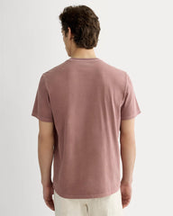 The Essential Organic Garment-Dyed Crew | Brown Garment Dye