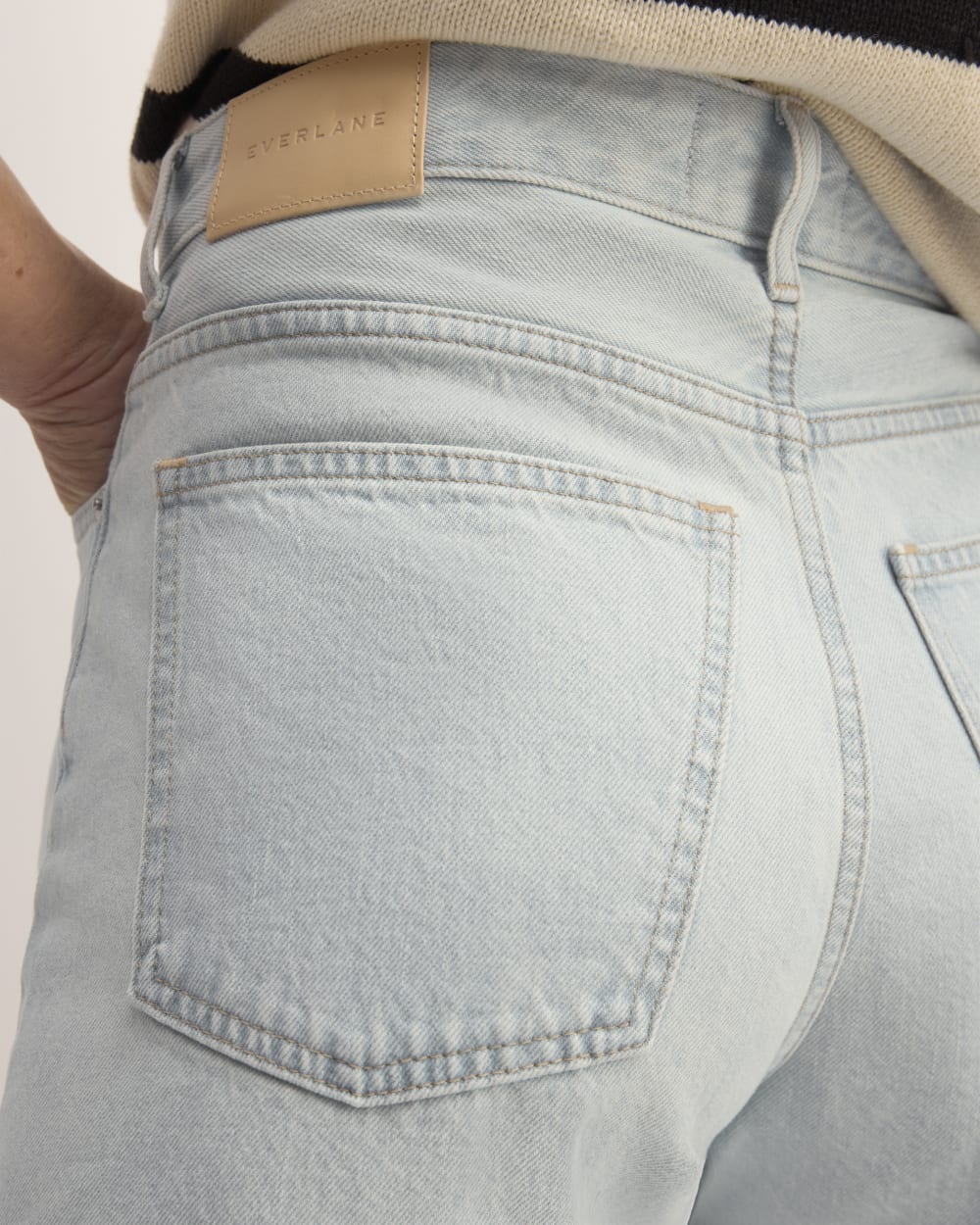 The A-Line Denim Short | Spring Blue