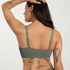 The Invisible Bra | Pewter Green