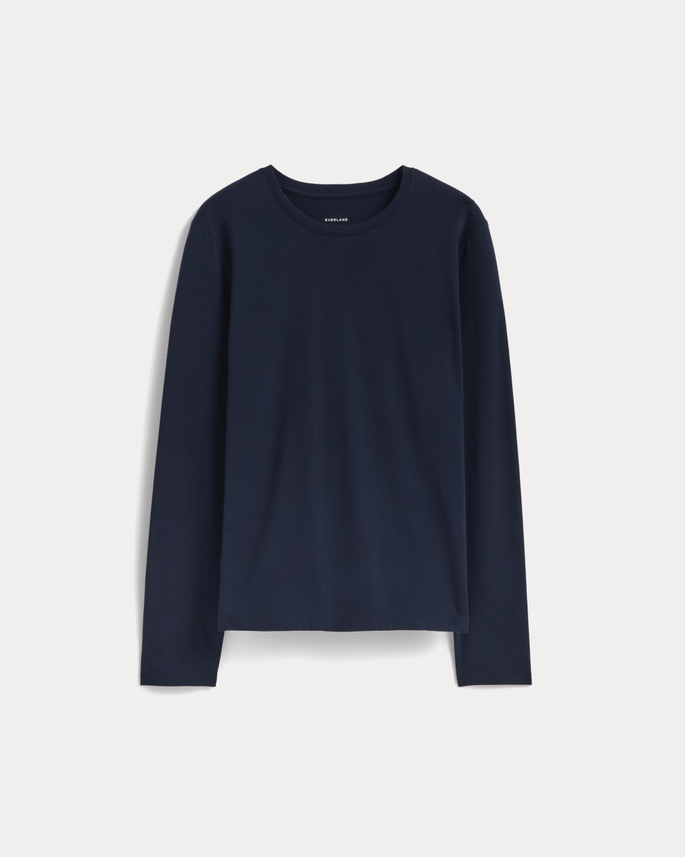 The Slim Long-Sleeve Crew in Essential Cotton | Navy