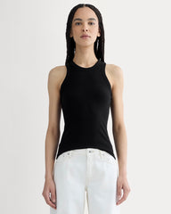 The Shimmy Cutaway Tank | Black