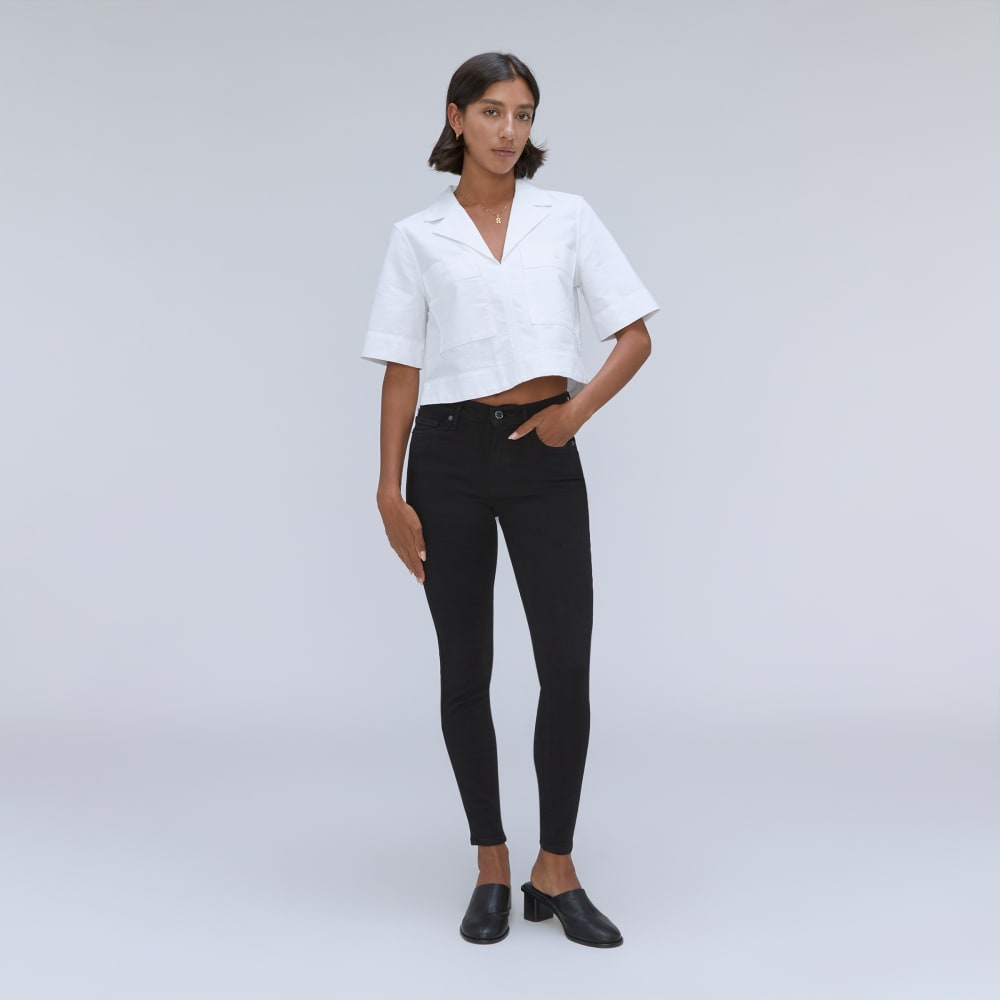 The Mid-Rise Skinny Stretch Jean | Black