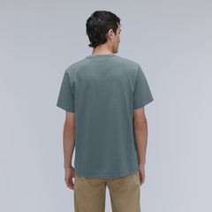 The Organic Cotton Pocket Tee | Greyish Blue