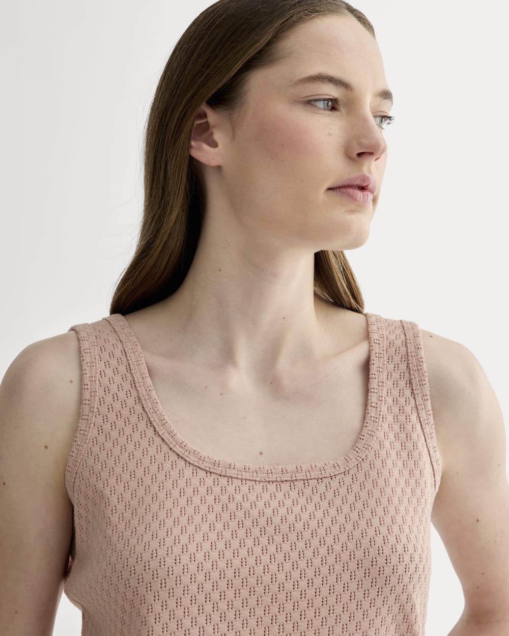 The Pointelle Cami | Rose Smoke