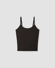 The Supima® Form Spaghetti Strap Cami | Black