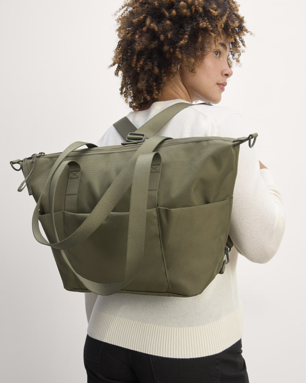 The ReNew Transit 3-Way Tote | Kalamata