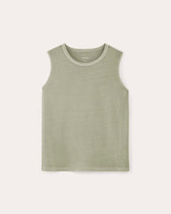The Boyfriend Tank in Essential Cotton | Seagrass