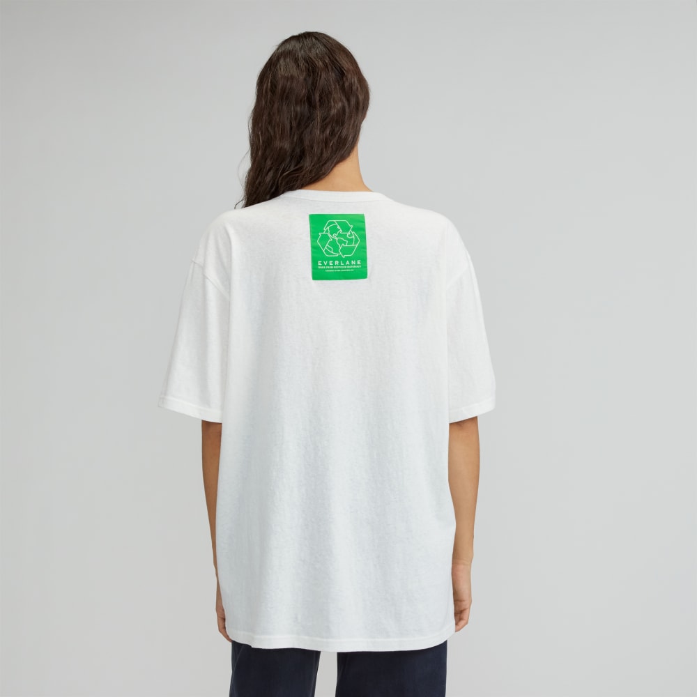 The Everyone Recycled Graphic Tee | White / Carnation Pink Multi