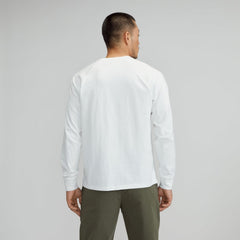 The Premium-Weight Long-Sleeve Crew | Uniform | White