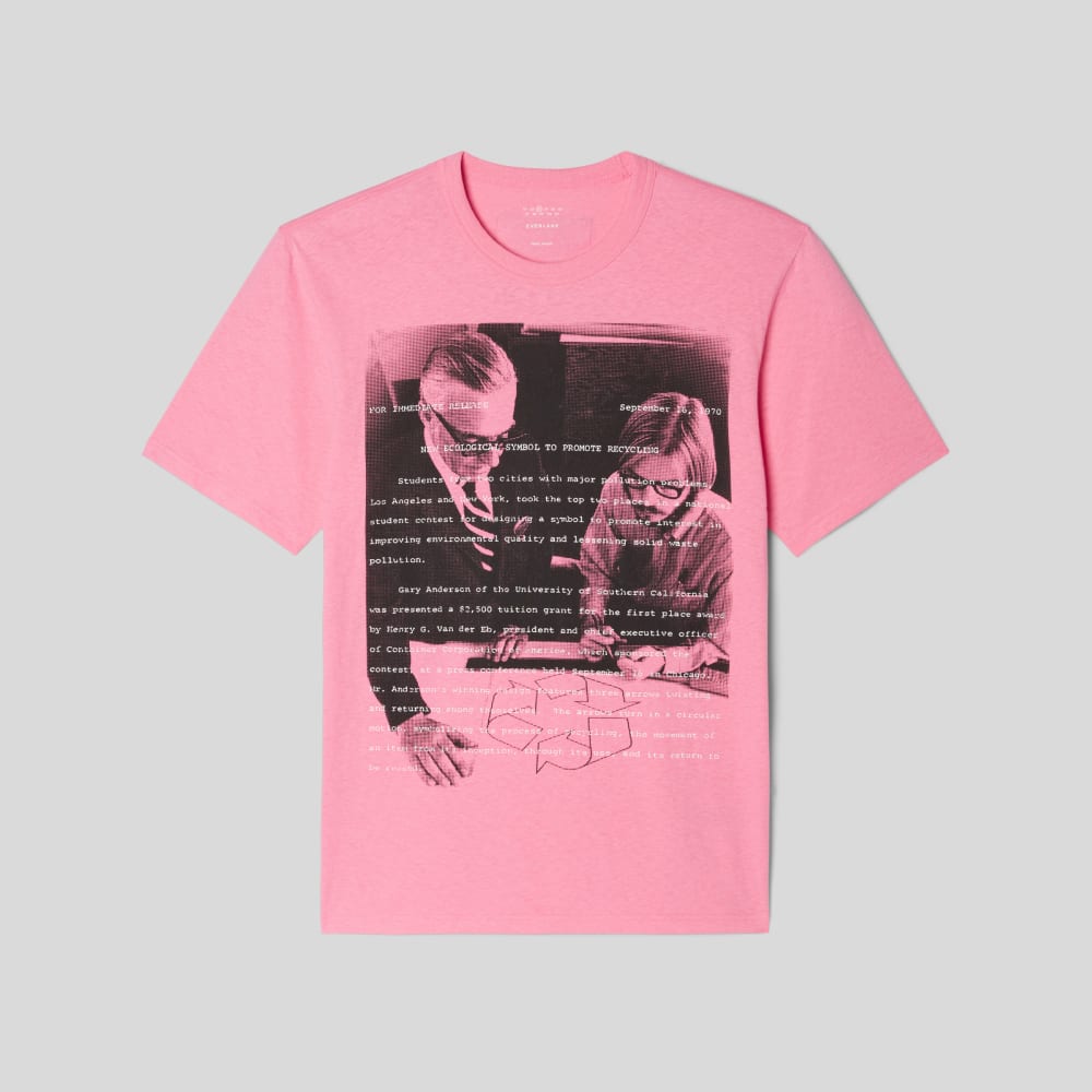 The Everyone Recycled Graphic Tee | Carnation Pink