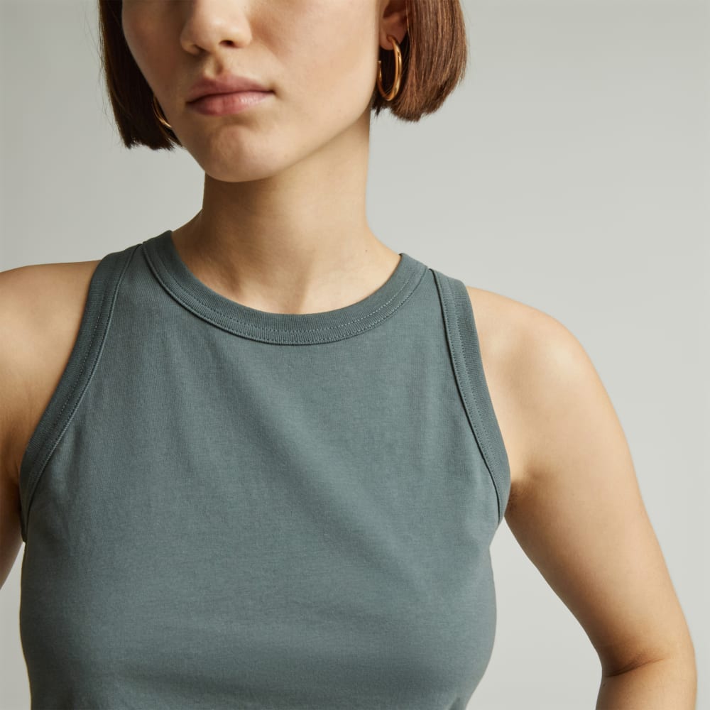 The Tank in Essential Cotton | Green Balsam