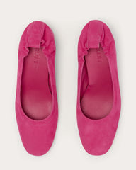 The Day Heel | Red Currant Suede