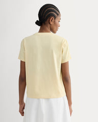 The Box-Cut Tee in Essential Cotton | Banana Crepe | Pocket