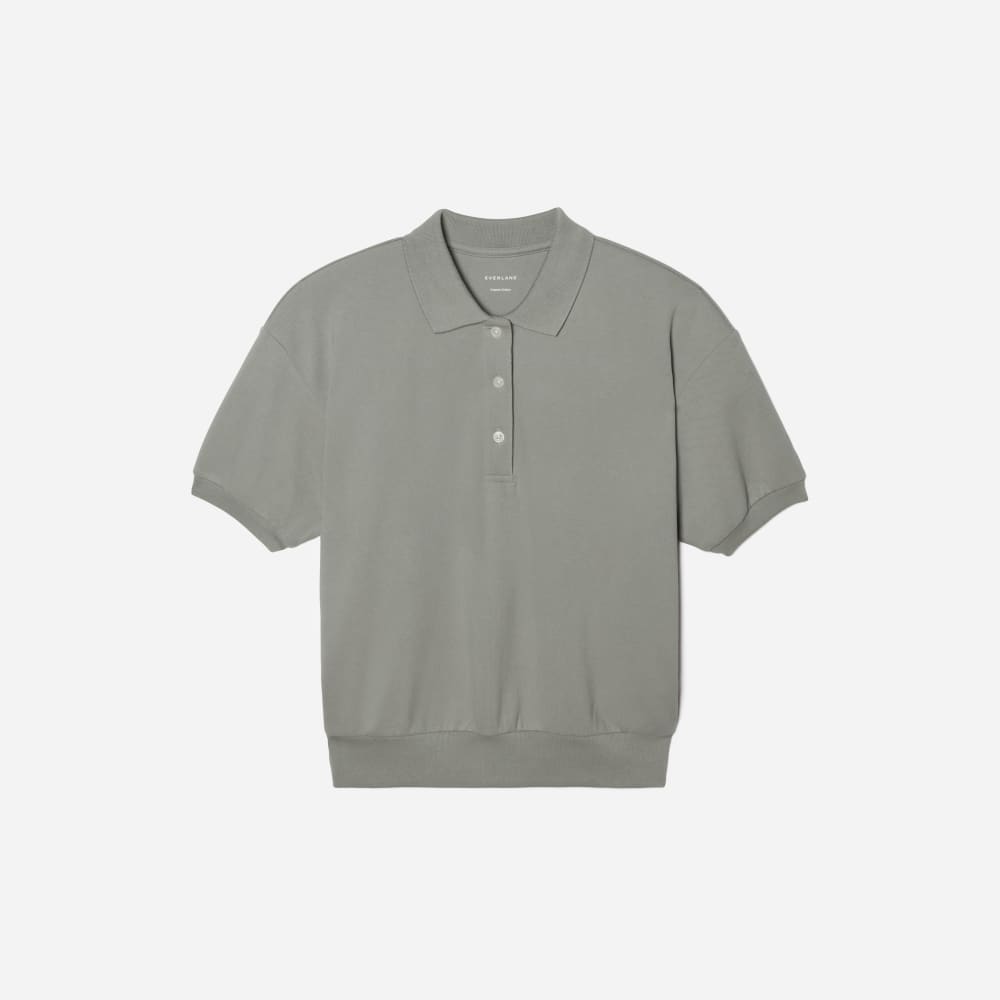 The Oversized Polo | Clay