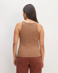 The Tank in Essential Cotton | Carob Brown
