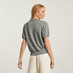 The Oversized Polo | Clay