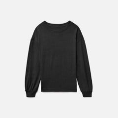 The Organic Cotton Long-Sleeve Tee | Black