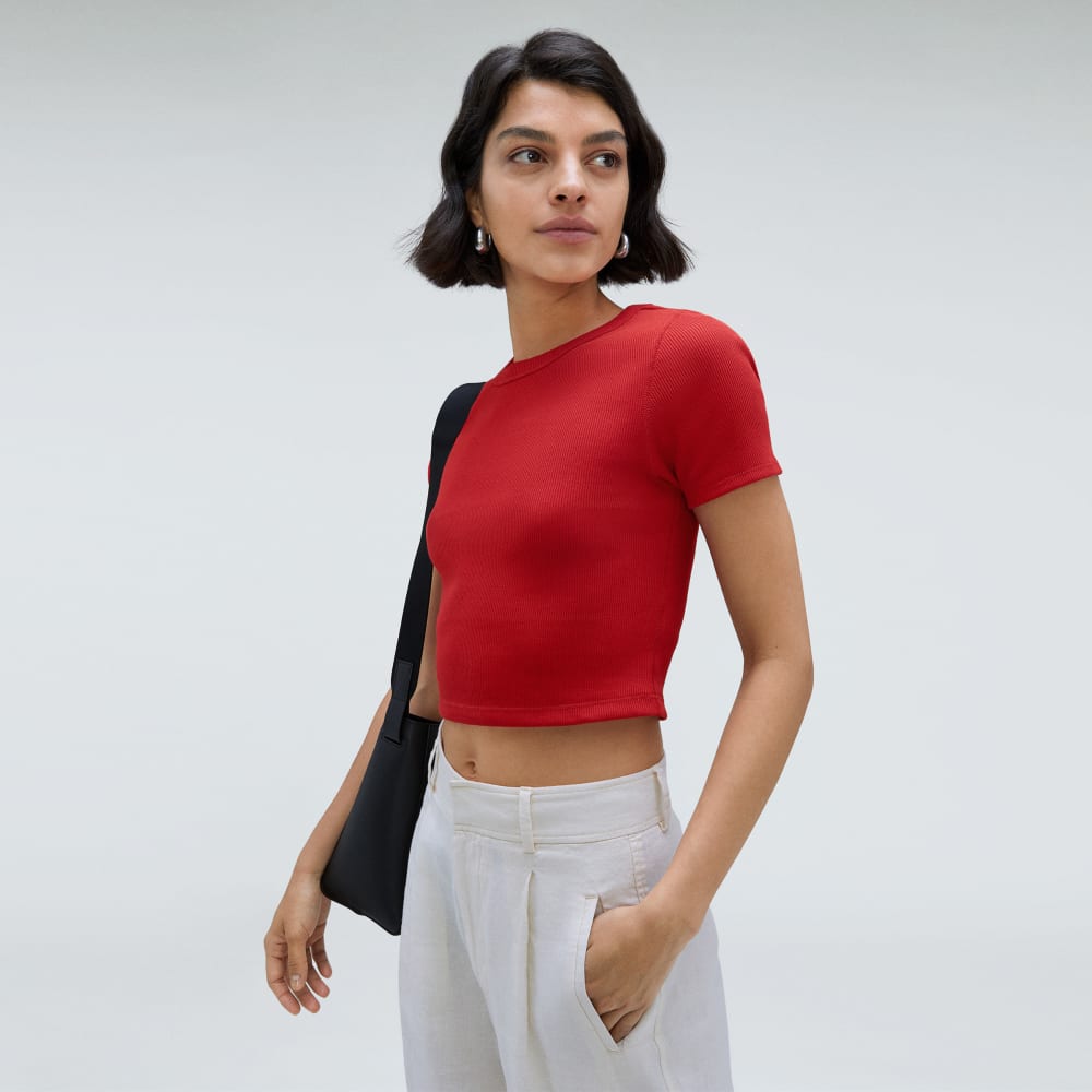 The '90s Rib Tee | Ruby