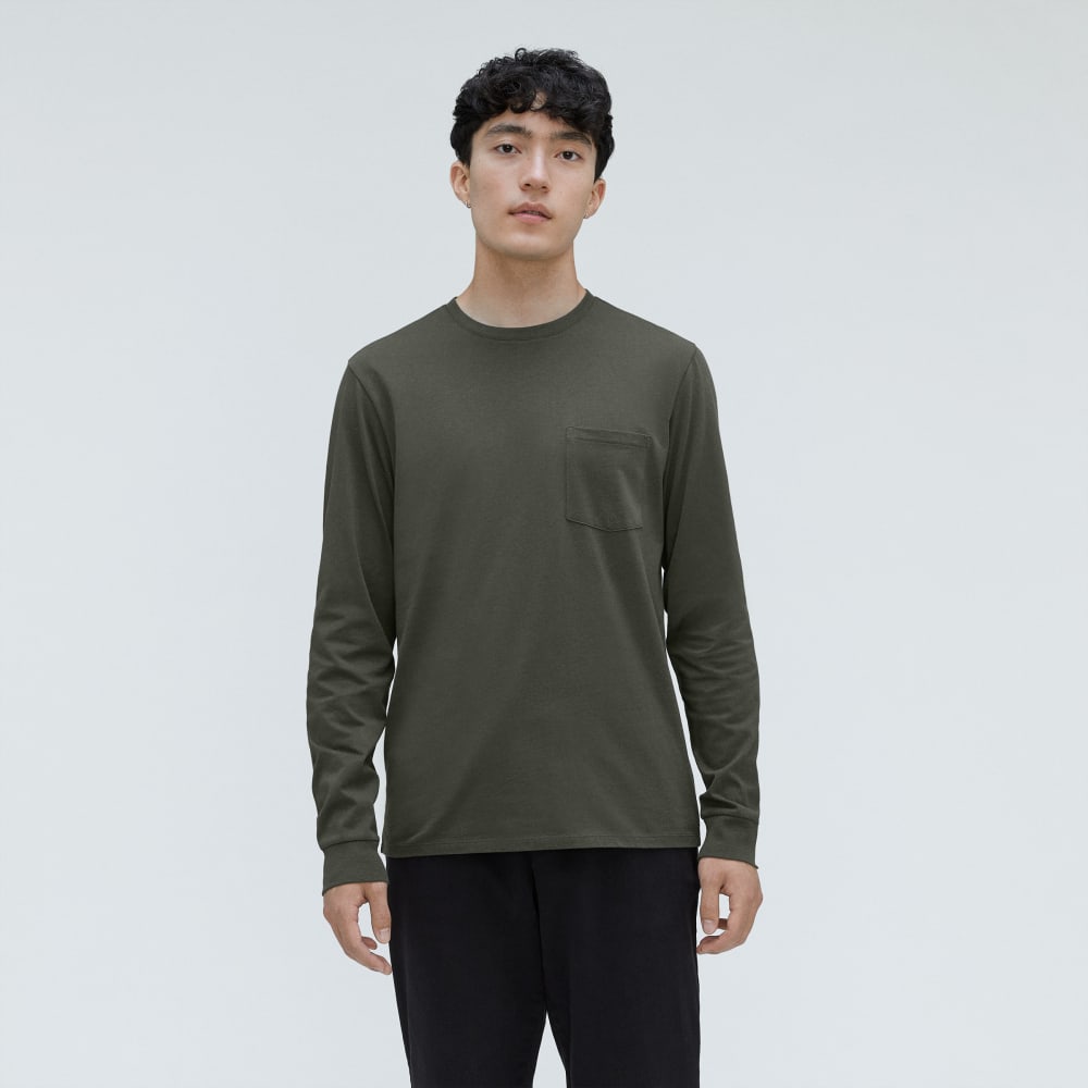 The Organic Cotton Long-Sleeve Pocket Tee | Kambaba