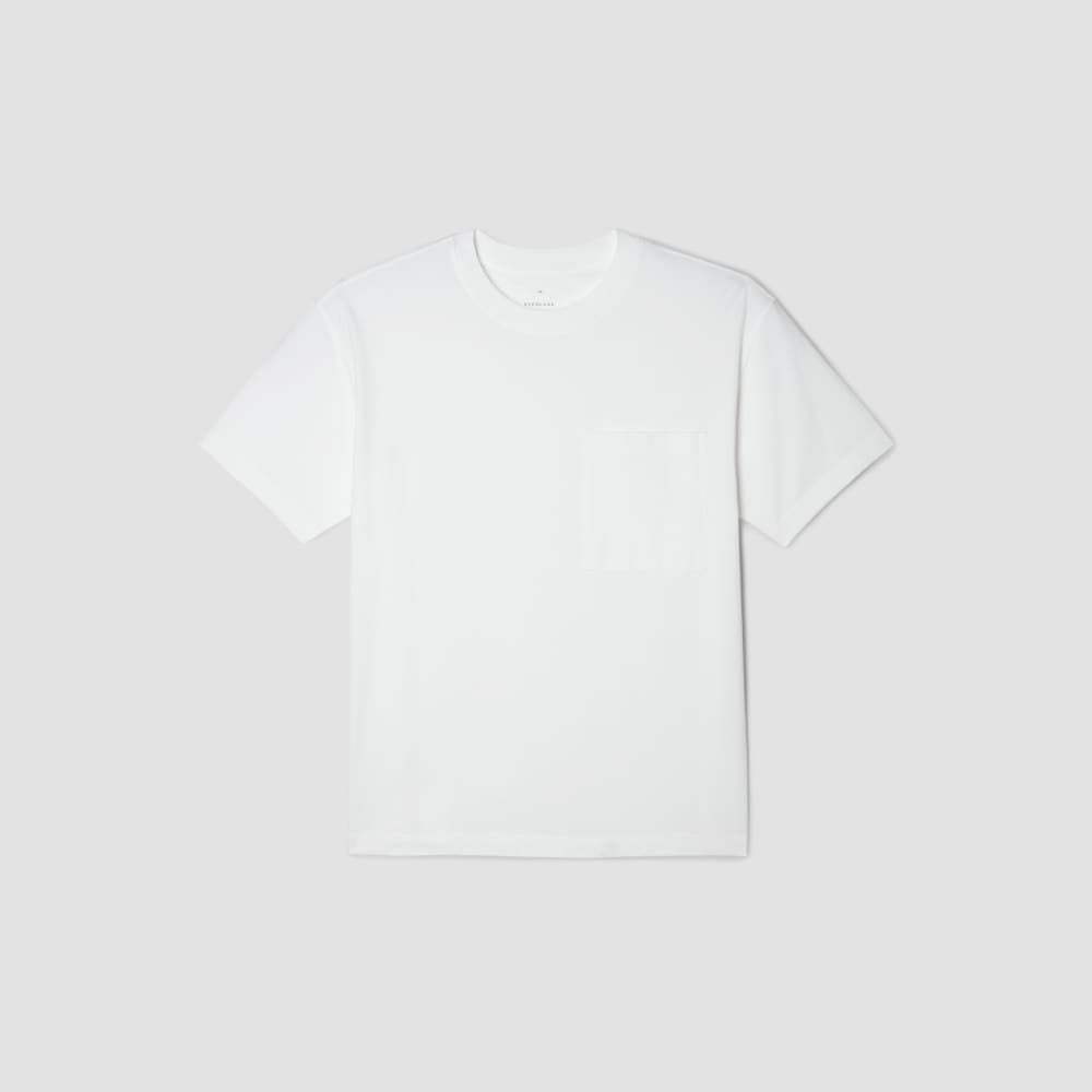 The Organic Cotton Relaxed Pocket Tee | White