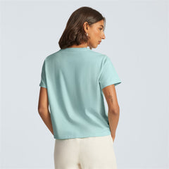 The Box-Cut Tee in Essential Cotton | Ice Blue | No Pocket