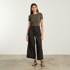 The Pima Micro-Rib Crew Tee | Beech