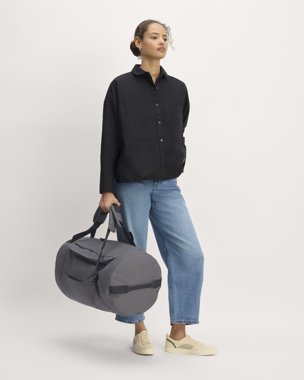 The ReNew Transit 4-Way Duffle | Slate Grey
