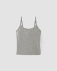 The Supima® Form Spaghetti Strap Cami | Mid Heather Grey