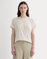 The Slim Air Tee | Heathered Oat