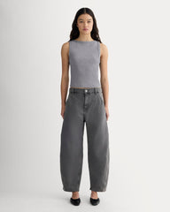 The Selfie Boatneck Tank | Mid Heather Grey