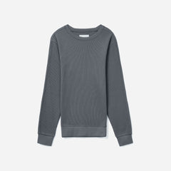 The Waffle Long-Sleeve Crew Tee | Slate