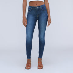 The Mid-Rise Skinny Stretch Jean | Dark Indigo