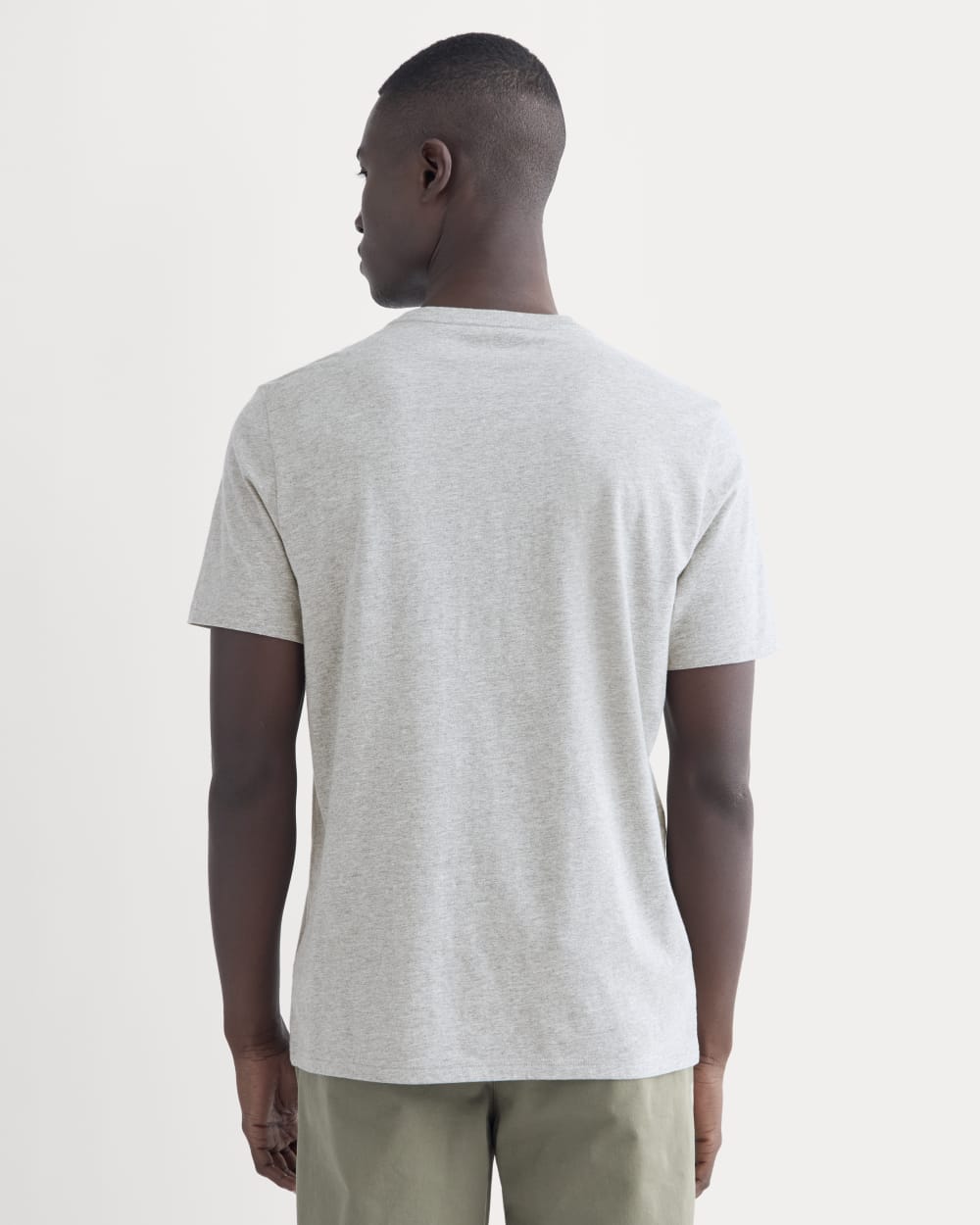 The Essential Organic Crew |  Heathered Grey